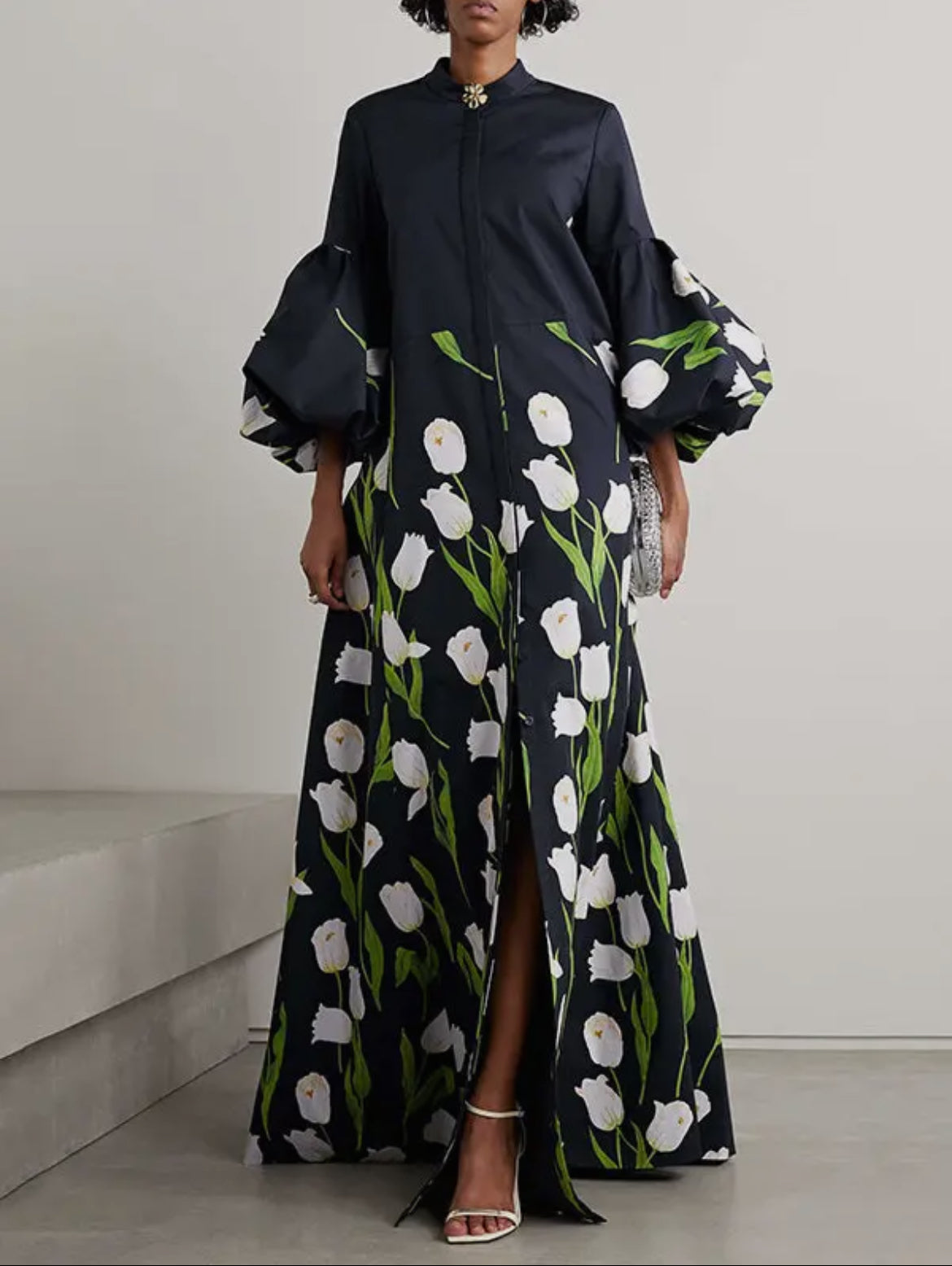 Floral Print Kimono