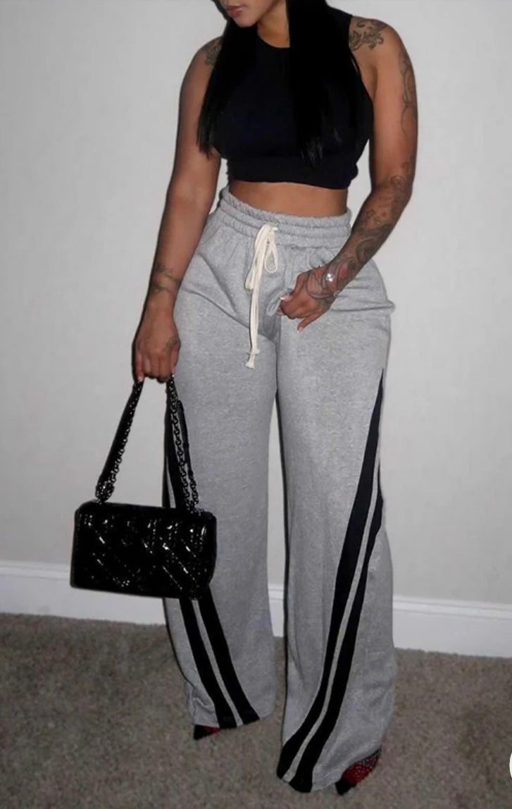 Wideleg Sweat Pants