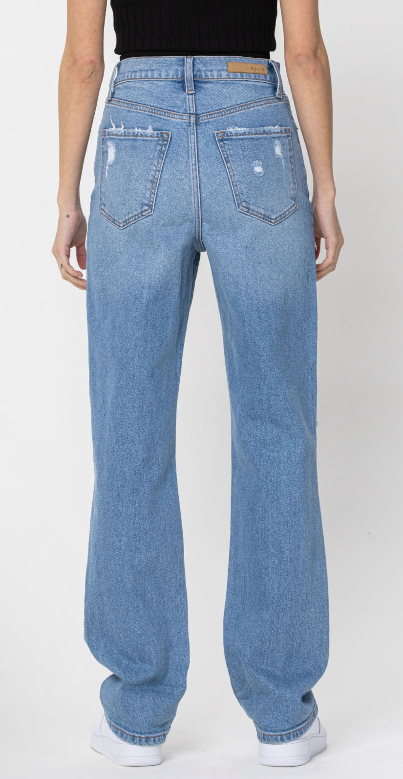 High Rise Dad Denim Jeans