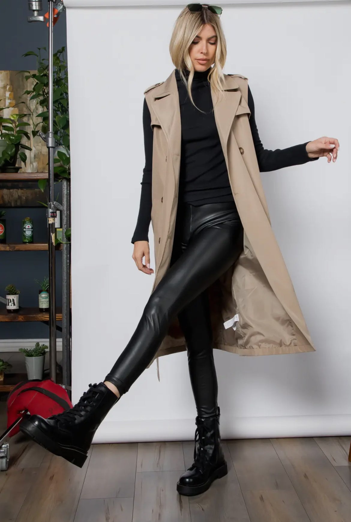 Trench Coat Vest