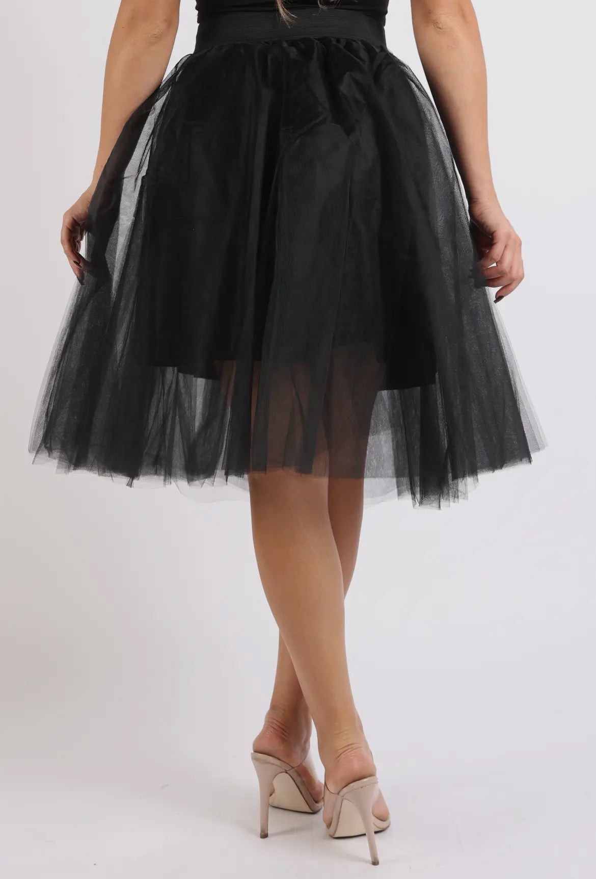 Black Tulle Skirt