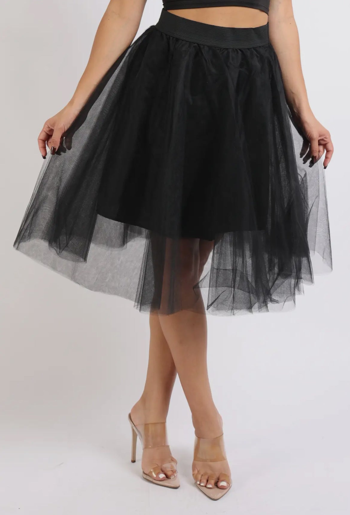Black Tulle Skirt