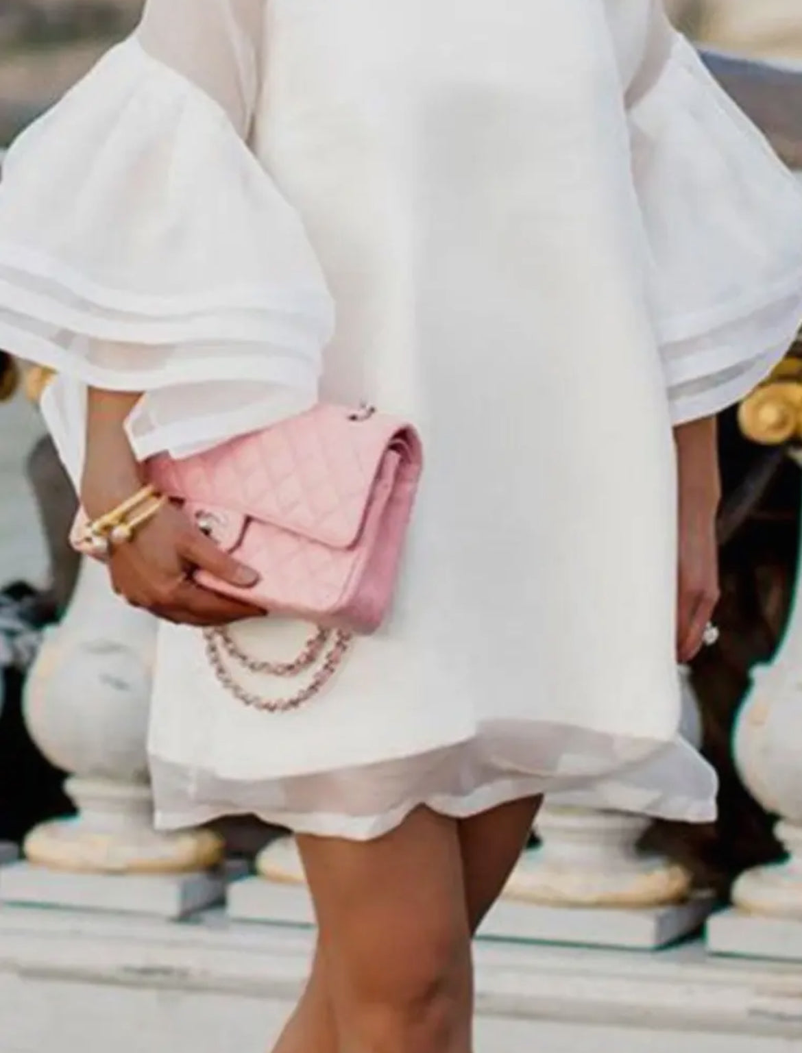Round Neck Midi Dress
