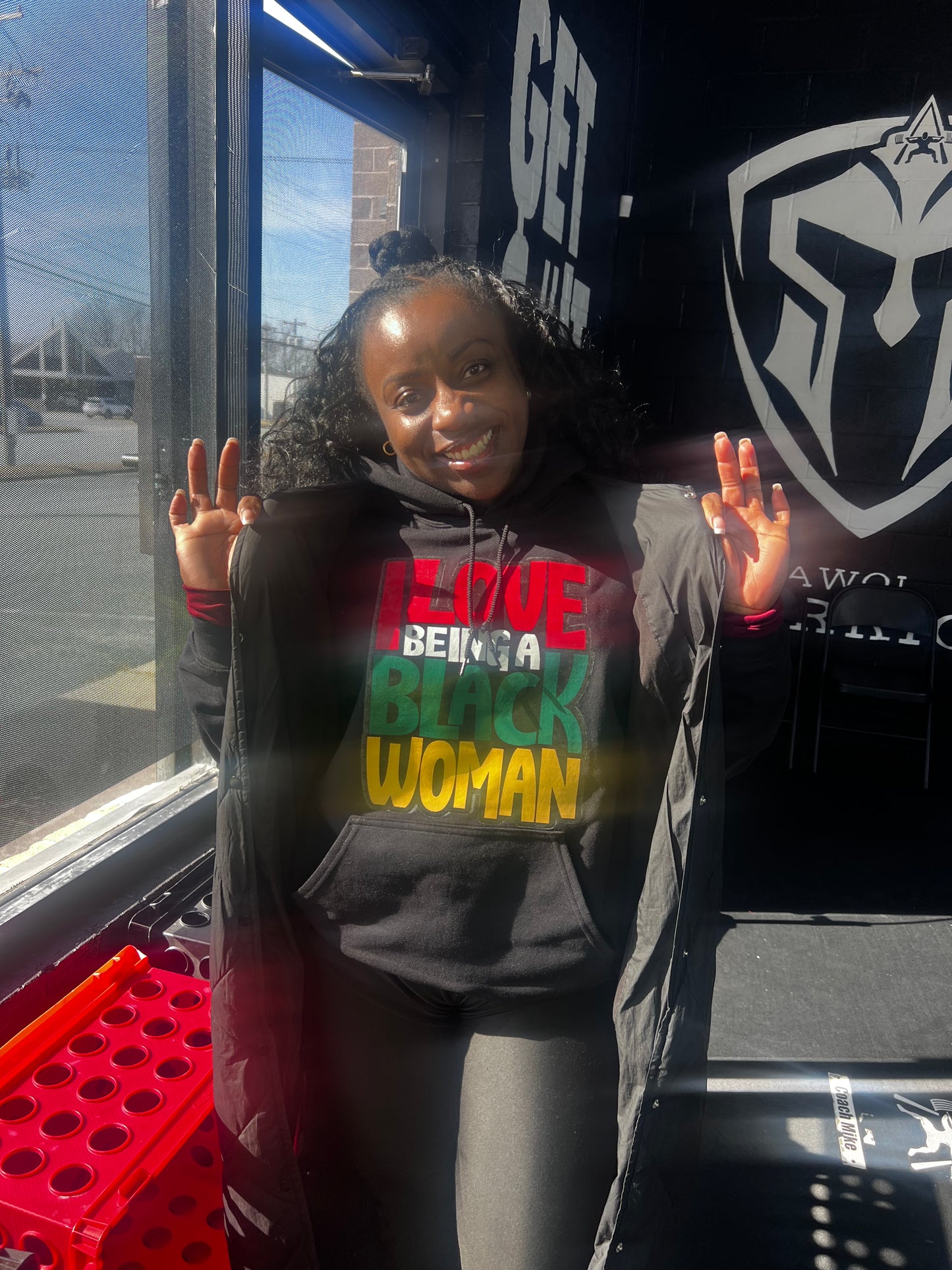 I Love Being A Black Woman Hoodie