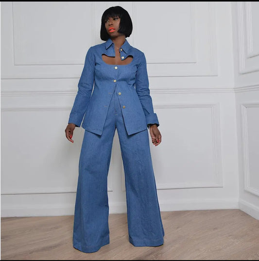 Urban Wideleg Denim Set