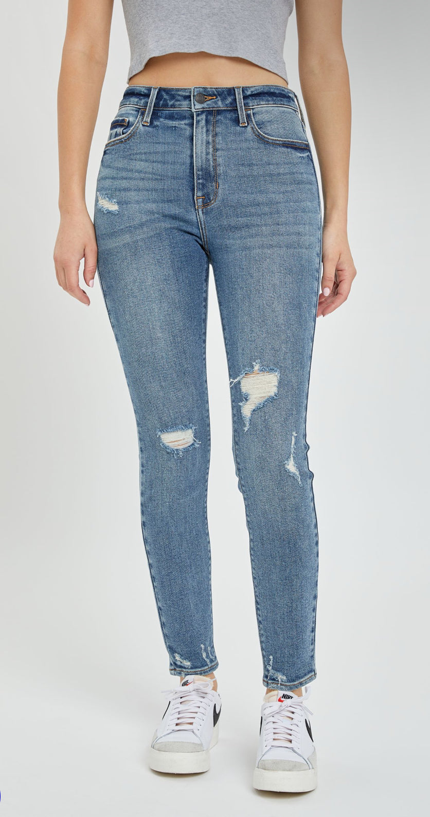 High Rise Skinny Jeans