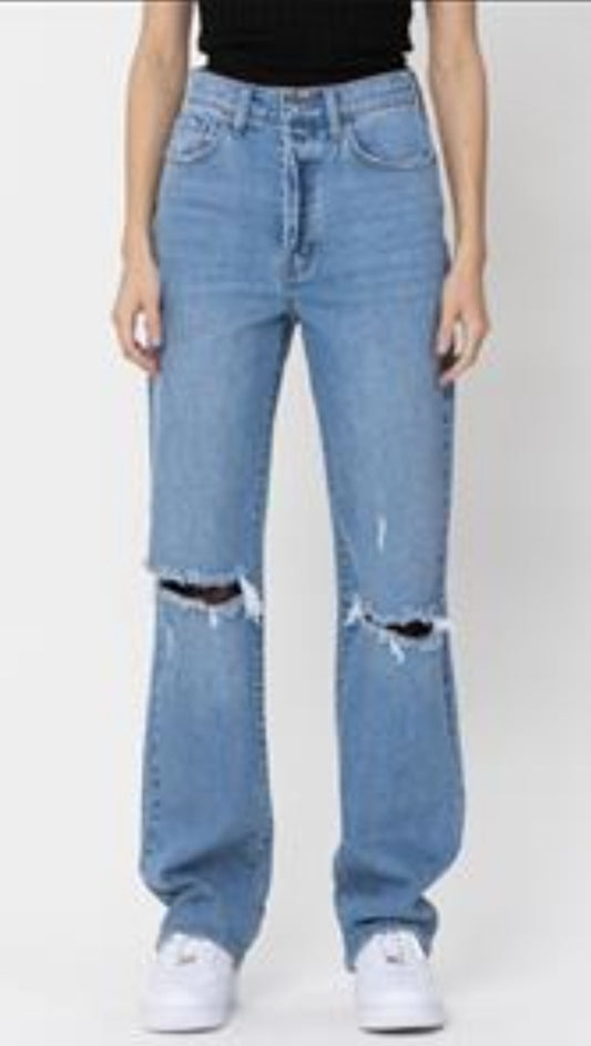 High Rise Dad Denim Jeans