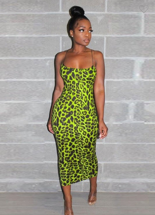 Leopard Midi Dress