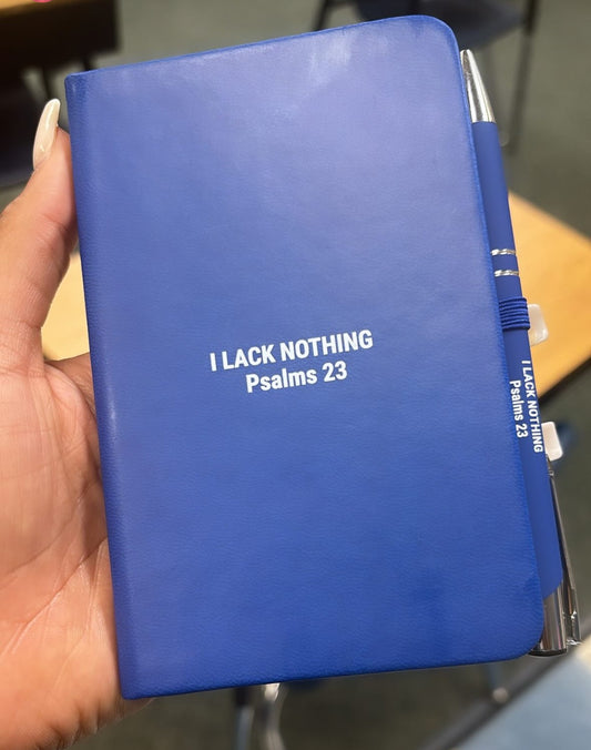 I Lack Nothing Journal & Pen