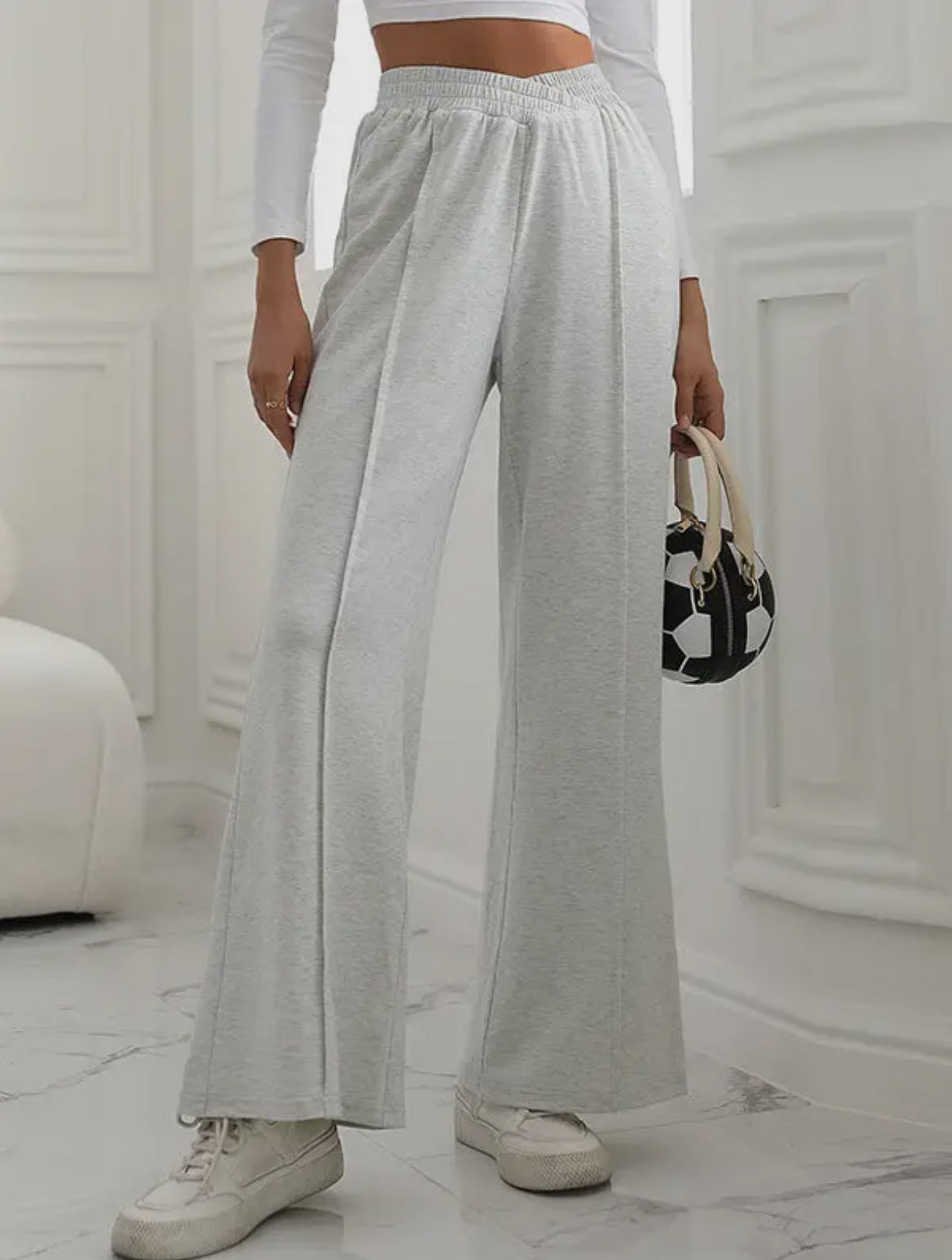 High Waist Widleg Pants