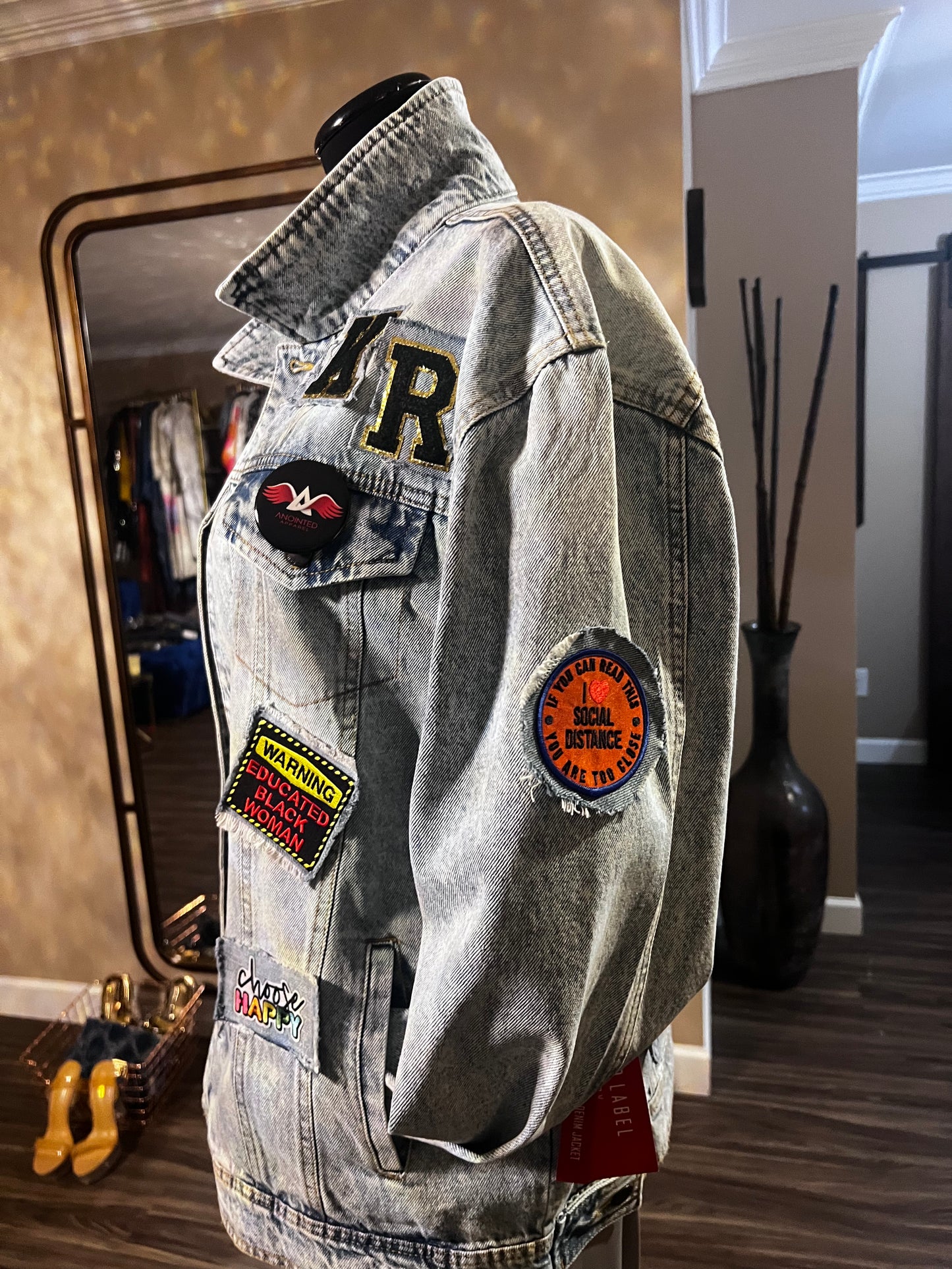 Denim Patched Jacket